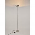 Lampadaire droit, essentiel métal chrome, COREP Jack