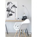 Liseuse LED arc, design métal blanc, SEYNAVE Yona