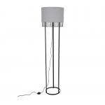 Lampadaire droit métal, COREP Cassiopée rose