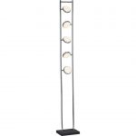 Lampadaire LED droit, moderne métal , BRILLIANT Double