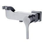 Mitigeur mécanique douche chromé brillant, ROUSSEAU