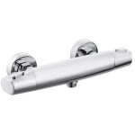 Mitigeur thermostatique douche chromé brillant Nanka