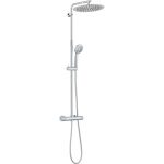 Colonne de douche, ROUSSEAU Combidouche hiramé chrome