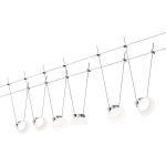 Kit câble led Glasled métal Chrome mat, Blanc, 6 PAULMANN