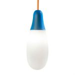 Suspension extérieure E27 max 10W bleu Ciulifruli h.29 cm MARTINELLI LUCE