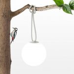 Suspension extérieure LED intégrée 67 Lm gris Bolleke FATBOY