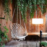 Suspension extérieure LED intégrée blanc Thierry le swinger perle FATBOY