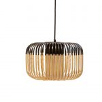 Suspension bambou noir FORESTIER BAMBOO S 1 lumière(s) D.35 cm