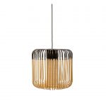 Suspension extérieure E27 max 11W noir Bamboo m FORESTIER
