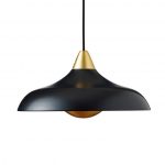 Suspension métal noir mat SUPER LIVING URBAN WIDE 1 lumière(s) D.36 cm