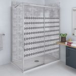 Sticker paroi de douche 100x100cm Perles tahitiennes, PLAGE