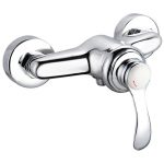 Mitigeur mécanique douche chromé brillant, ROUSSEAU RETRAIT 2H