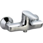 Mitigeur mécanique douche chrome chromé, ROUSSEAU Pagan