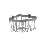 Panier de bain / douche d'angle à visser, chromé, Neo