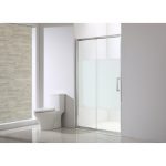 Porte de douche coulissante 120 cm, sérigraphié, Quad