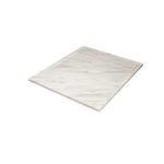 Receveur de douche résine L.100 x l.100 cm Marbre blanc Neo