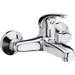 Mitigeur mécanique de baignoire chrome, REMER 35