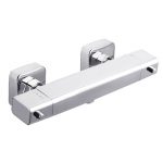 Mitigeur thermostatique douche chrome chromé, ROUSSEAU Kasaï