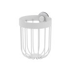 Panier de bain / douche rond à ventouser, white 0, Neo