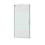Porte de douche pivotante 90 cm, sérigraphié, Charm