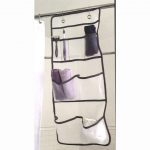 Organisateur de douche à suspendre, transparent