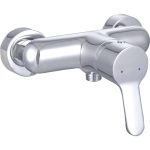 Mitigeur mécanique douche chromé brillant, ROUSSEAU