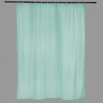 Rideau de douche en textile vert l.180 x H.200 cm, Happy SENSEA