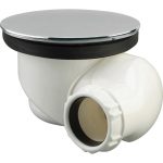 Bonde multidirectionnelle à capot pour receveur de douche,Diam.90 mm EQUATION