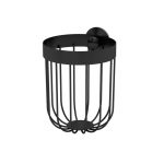 Panier de bain / douche rond à visser, black 0, Neo