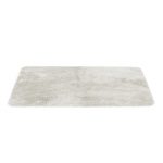 Tapis de bain l.50 x L.80 cm blanc casse, Joy NORASIA