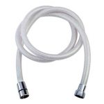 Flexible de douche L.150 cm blanc, SARODIS