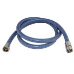 Flexible de douche L.150 cm bleu, SARODIS Bleu