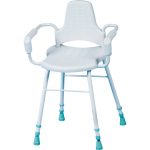 Siège de bain à poser, acier époxy PRIMA