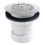 Bonde pour receveur de douche verticale, Diam.60 mm, 0205049, NICOLL
