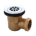 Bonde pour receveur de douche sortie horizontale, Diam.60 mm, 0504001, NICOLL