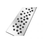 Grille inox de finition douche, L.34.5 x l.5 cm, GSICAN40B, NICOLL