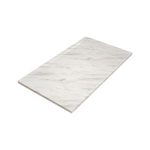 Receveur de douche résine L.100 x l.70 cm Marbre blanc Neo