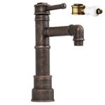 Mitigeur de lavabo brillant, MARTI 1921 Loft cuivre
