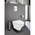 Pack WC suspendu bâti sol double Rapid sl et pop chrome GROHE / ROCA