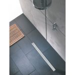 Caniveau de douche avec grille trait 800 mm WIRQUIN