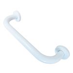 Barre d'appui à fixer, acier inoxydable blanc, 30 cm