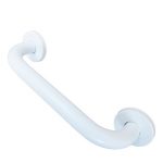 Barre d'appui à fixer, acier inoxydable blanc, 30cm