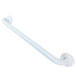 Barre d'appui à fixer, acier inoxydable blanc, 60 cm