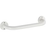 Barre d'appui à fixer, inox, L.36 cm, blanc