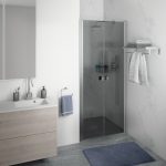 Douche Neo, avec receveur kioto2 gris 90X90 cm