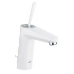 Mitigeur de lavabo chromeblanc brillant, GROHE Eurodisc joy taille m