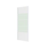 Paroi latérale, l.90 cm verre sérigraphié 6 mm Charm
