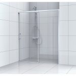 Porte de douche coulissante 140 cm, transparent, Remix