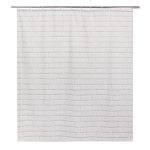 Rideau de douche en textile blanc l.180 x H.200 cm, Metro SENSEA