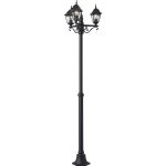 Lampadaire extérieur E27 max 60W noir Newport BRILLIANT